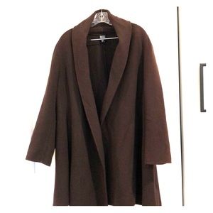 Eileen Fisher wool swing coat